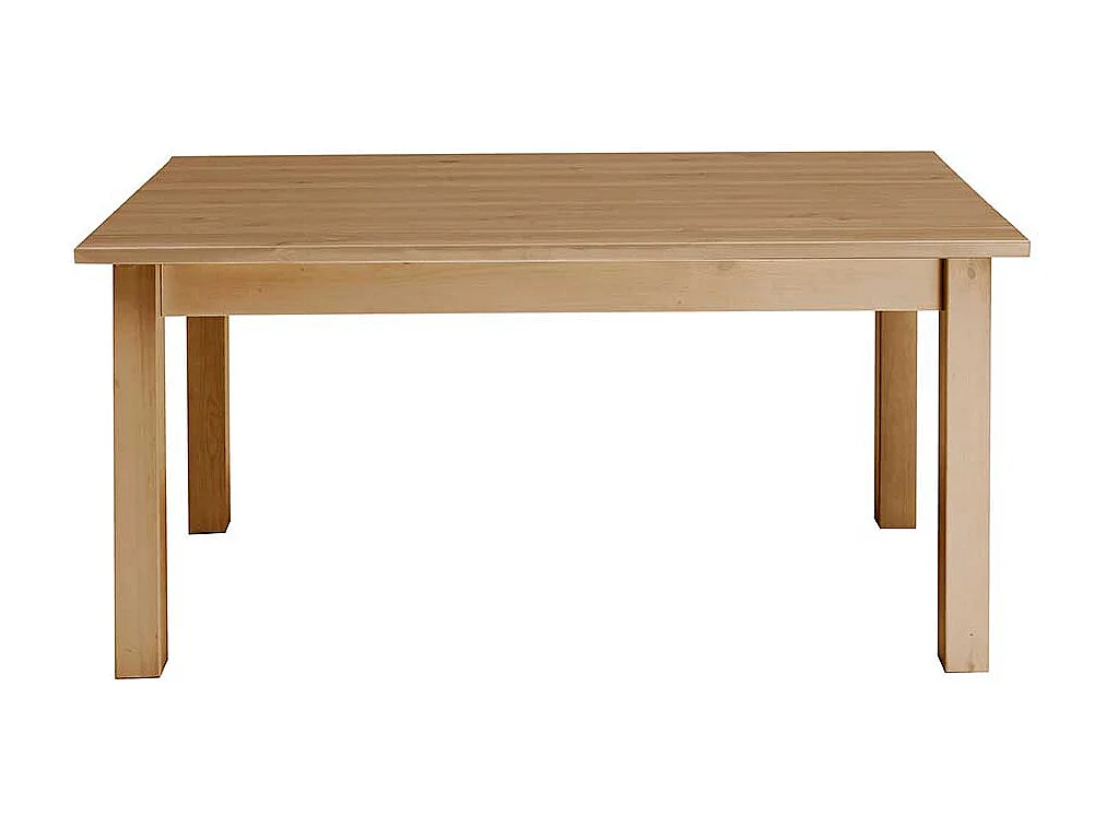 Massivholztisch aus Kiefer gebeizt und geölt verlängerbar