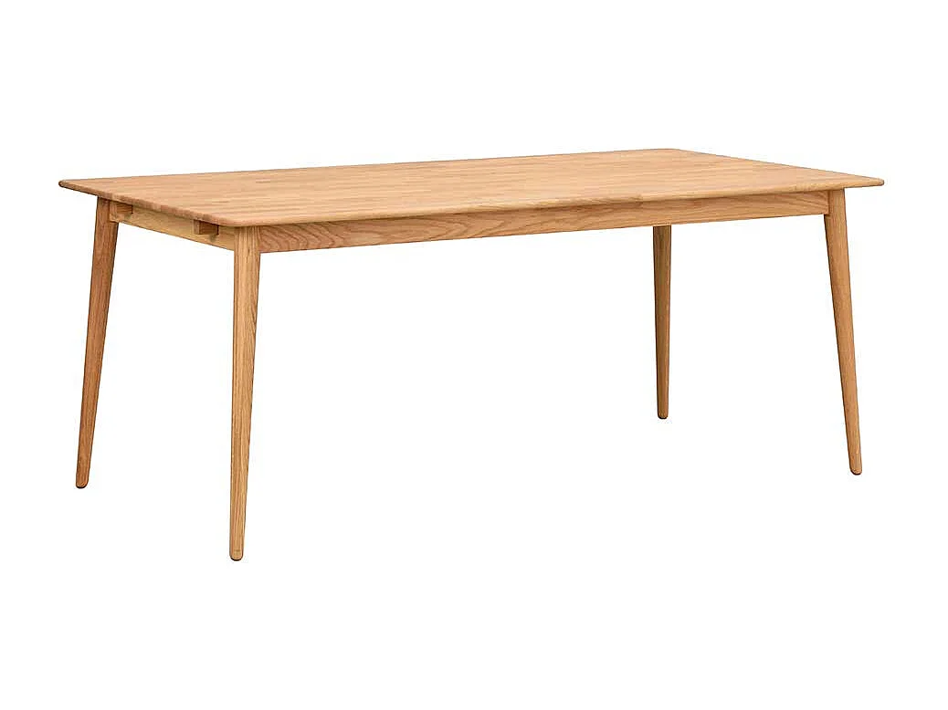 Esszimmertisch aus Eiche Massivholz Skandi Design