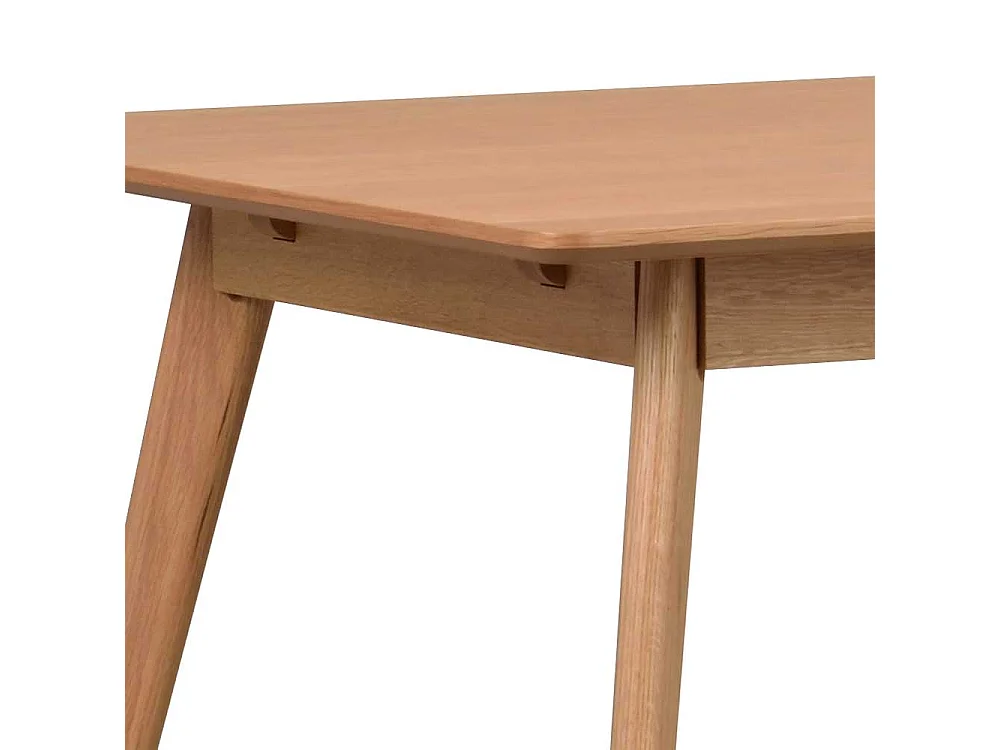 Esszimmer Tisch mit Eiche furniert Retrostil