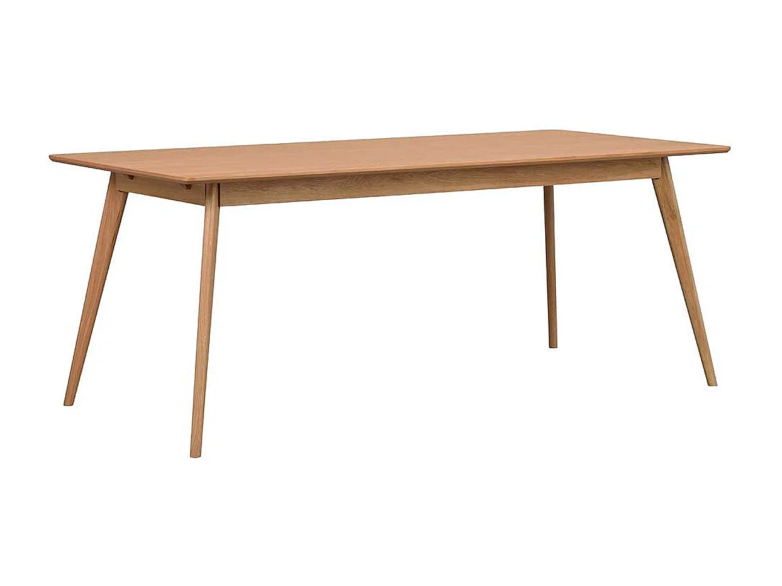 Esszimmer Tisch mit Eiche furniert Retrostil