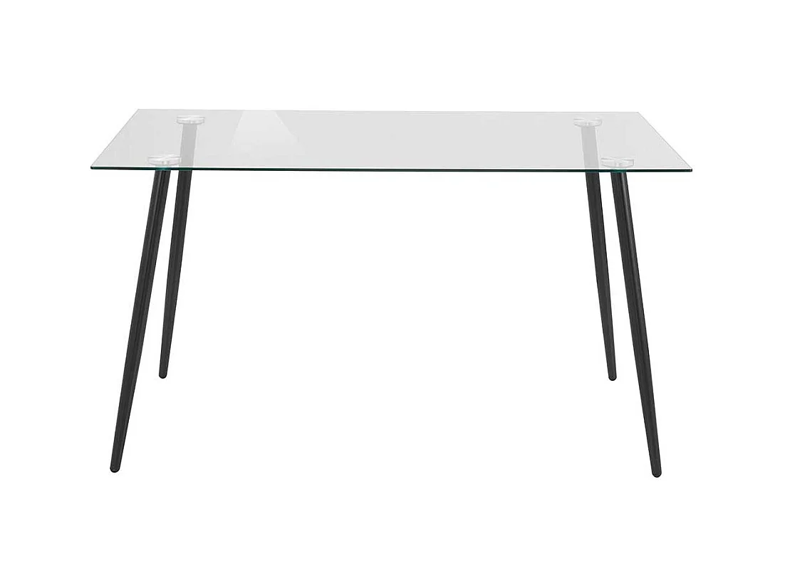 Glas Esstisch 140 cm breit modern
