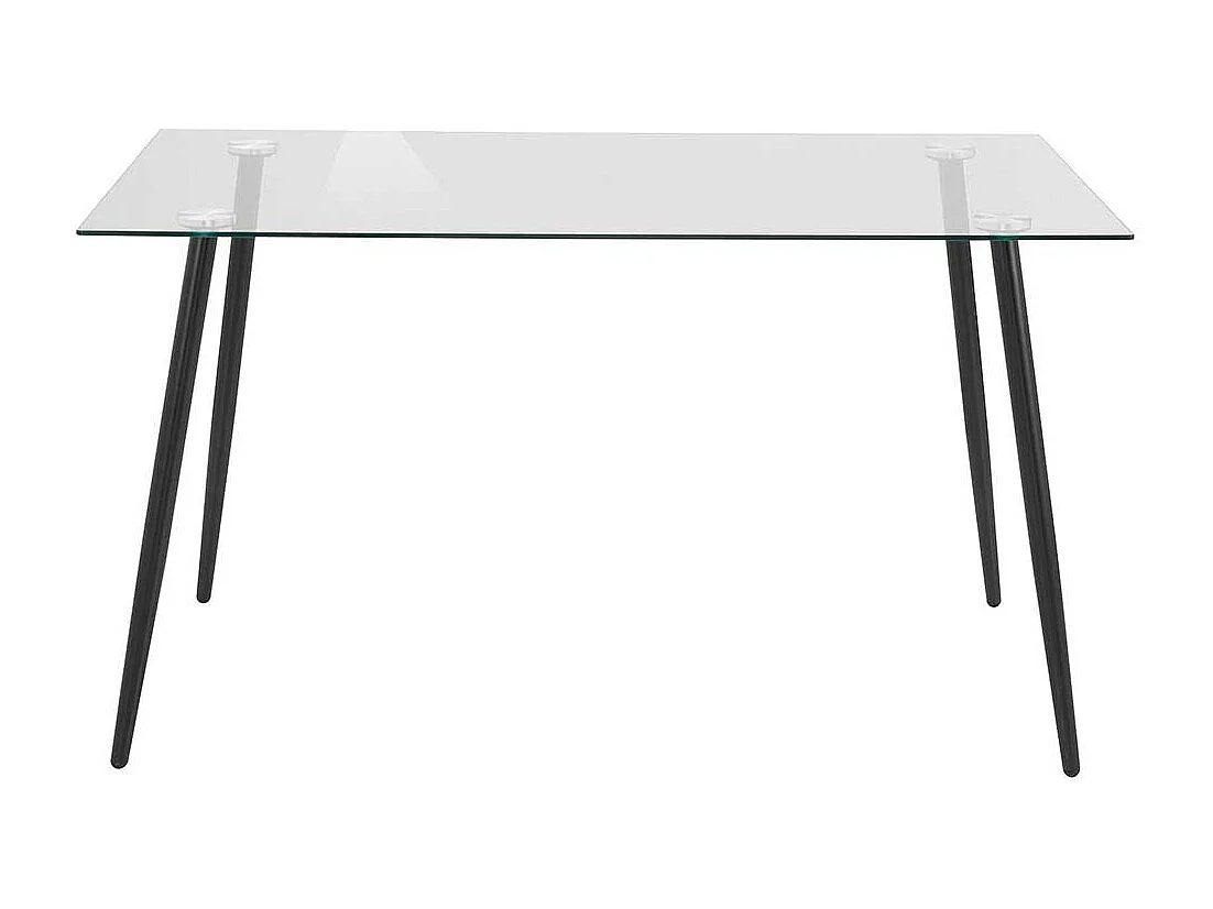 Glas Esstisch 140 cm breit modern