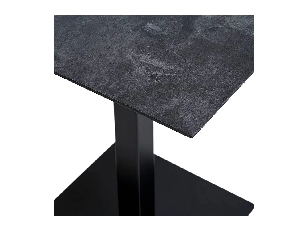 Küchen Tisch Tisch Esszimmer in Schwarz und Dunkelgrau