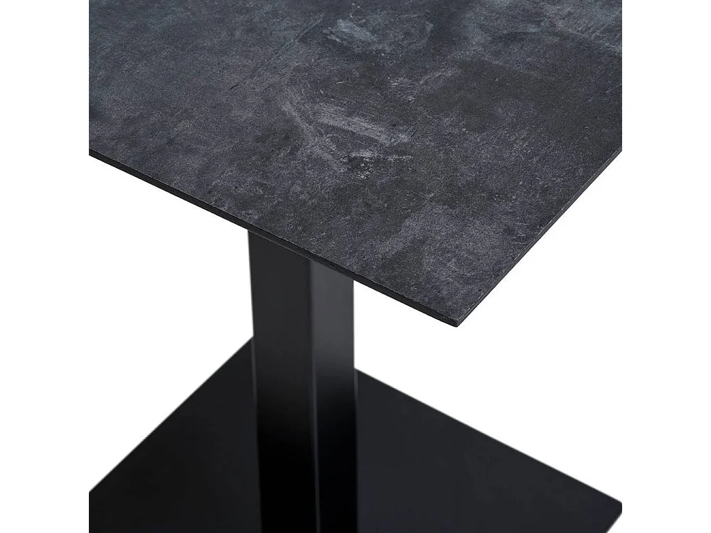 Küchen Tisch Tisch Esszimmer in Schwarz und Dunkelgrau