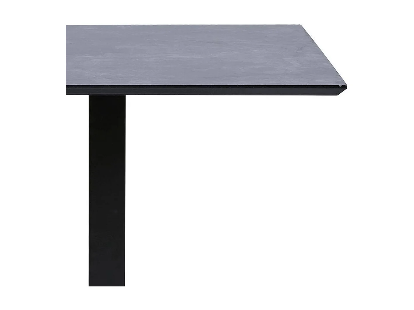 Küchen Tisch Tisch Esszimmer in Schwarz und Dunkelgrau