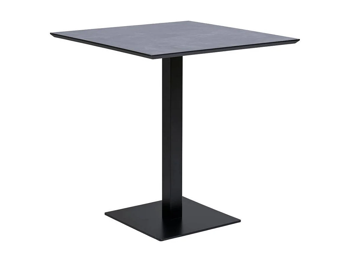 Küchen Tisch Tisch Esszimmer in Schwarz und Dunkelgrau