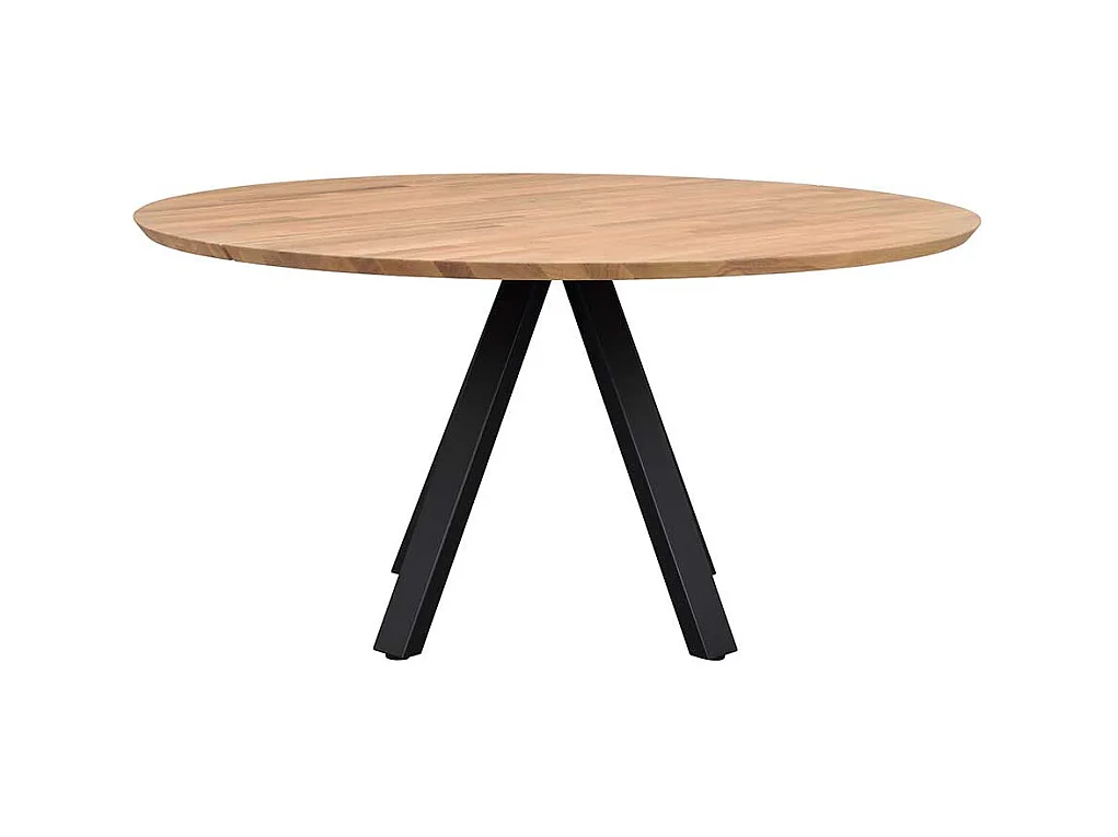 Esszimmer Tisch aus Eiche Massivholz mit Schweizer Kante 150 cm breit