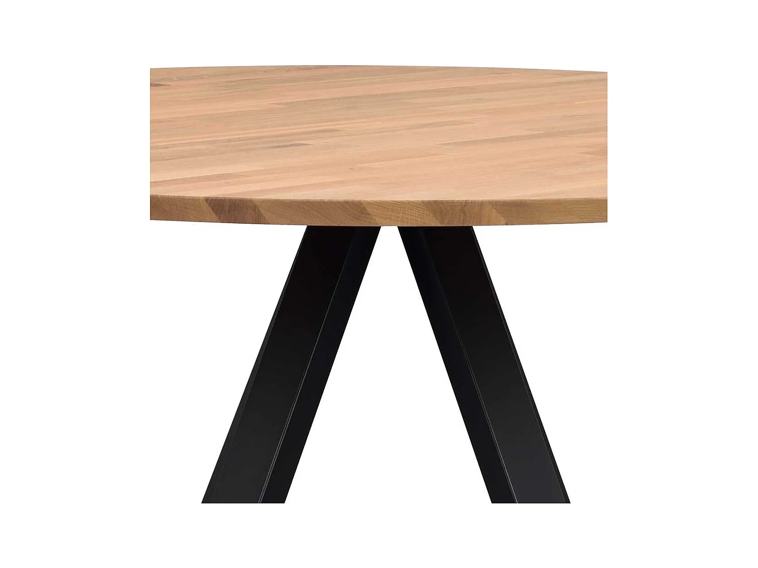 Esszimmer Tisch aus Eiche Massivholz mit Schweizer Kante 150 cm breit