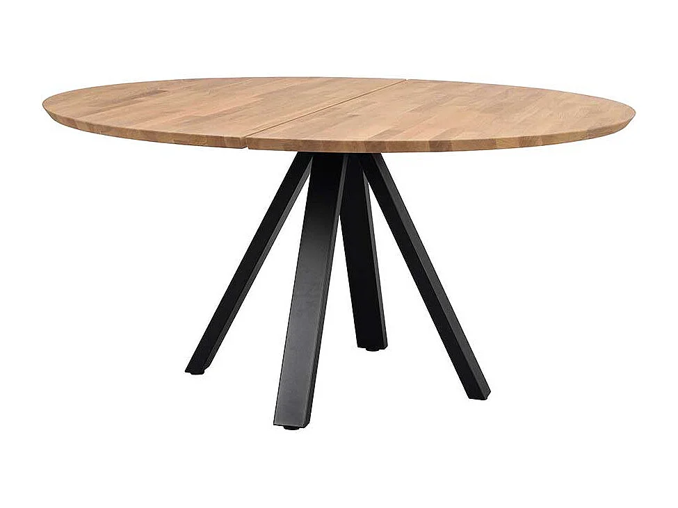 Esszimmer Tisch aus Eiche Massivholz mit Schweizer Kante 150 cm breit