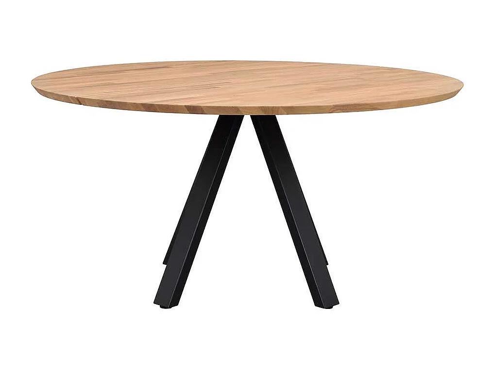 Esszimmer Tisch aus Eiche Massivholz mit Schweizer Kante 150 cm breit