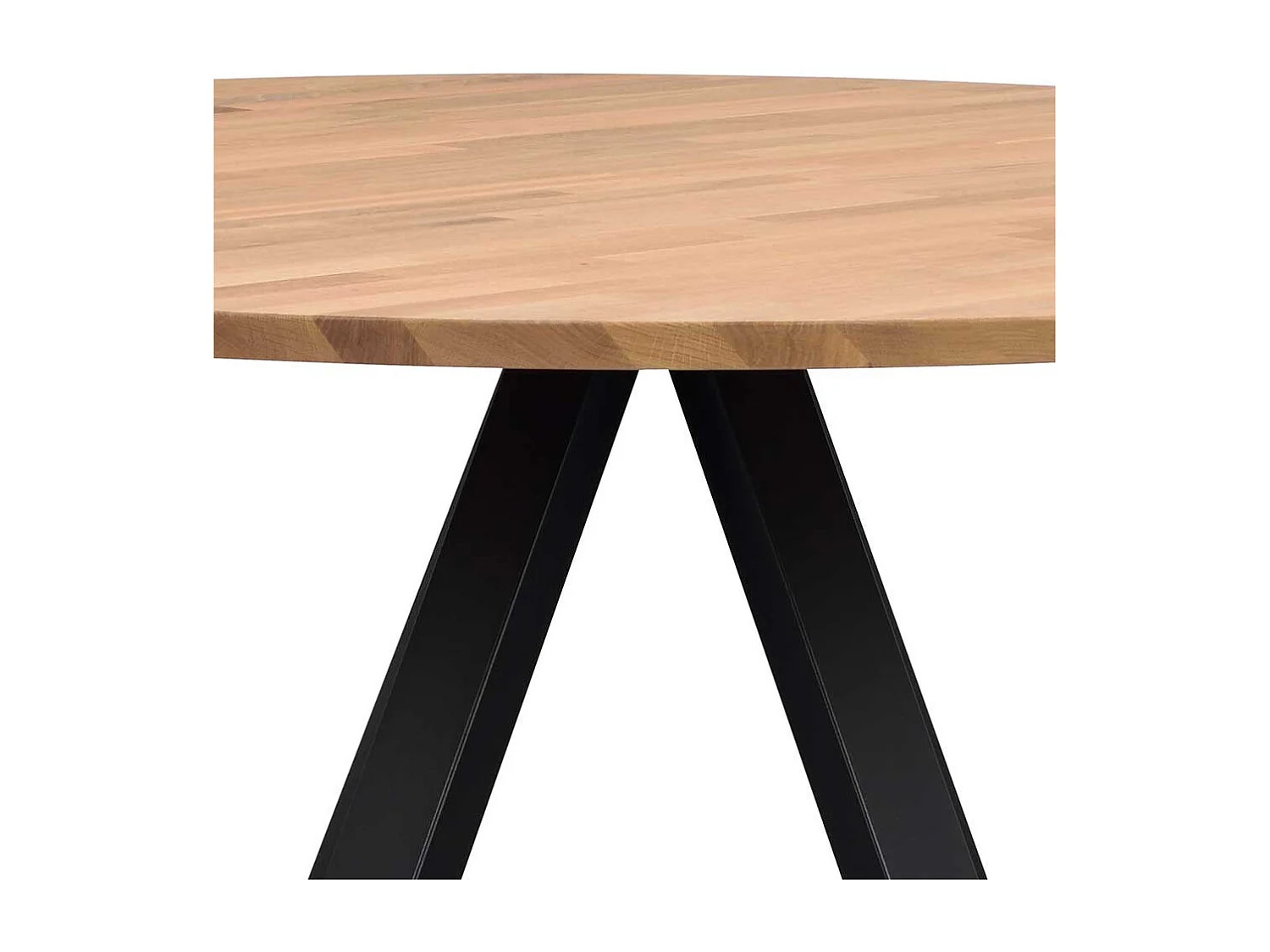 Esszimmer Tisch aus Eiche Massivholz mit Schweizer Kante 150 cm breit