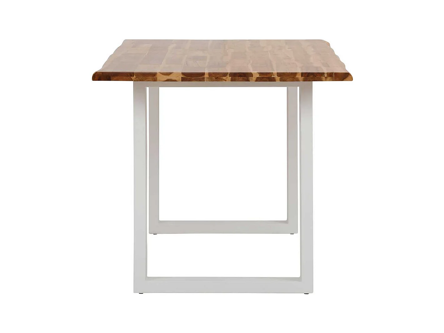 Esstisch aus Akazie Massivholz und Metall 140 cm breit