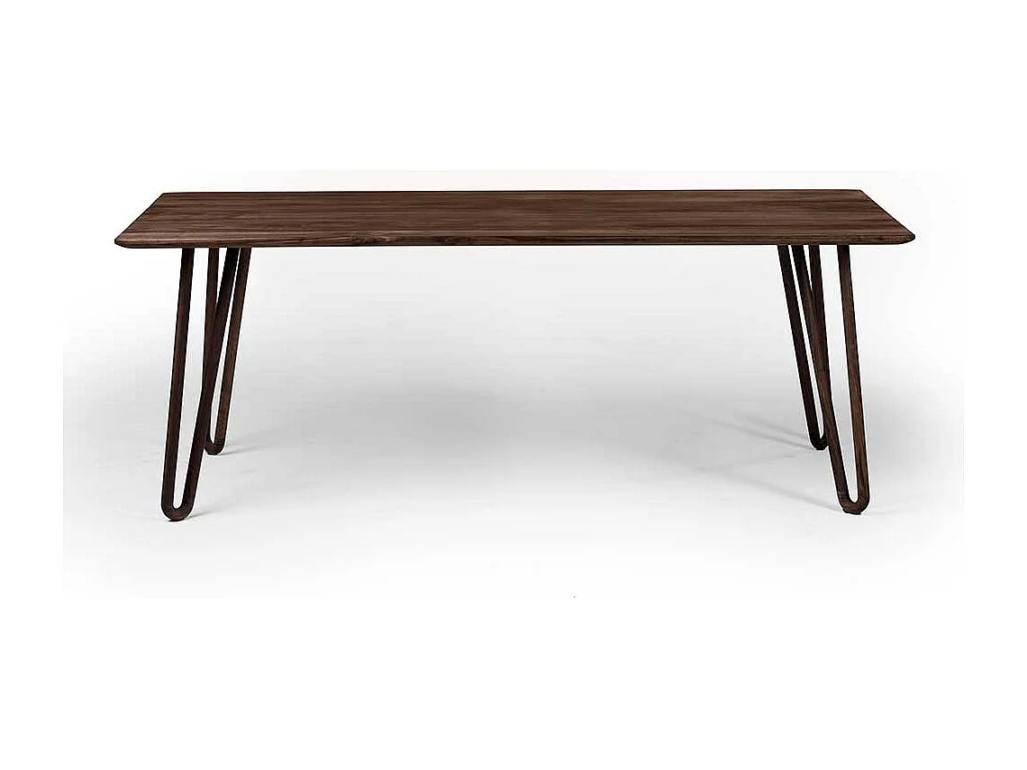 Esszimmertisch aus Nussbaum Massivholz handgearbeitet