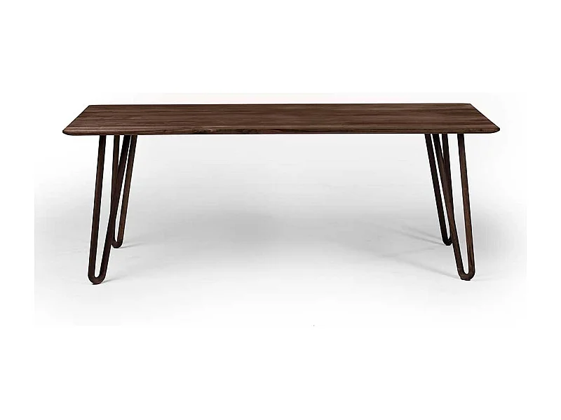 Esszimmertisch aus Nussbaum Massivholz handgearbeitet