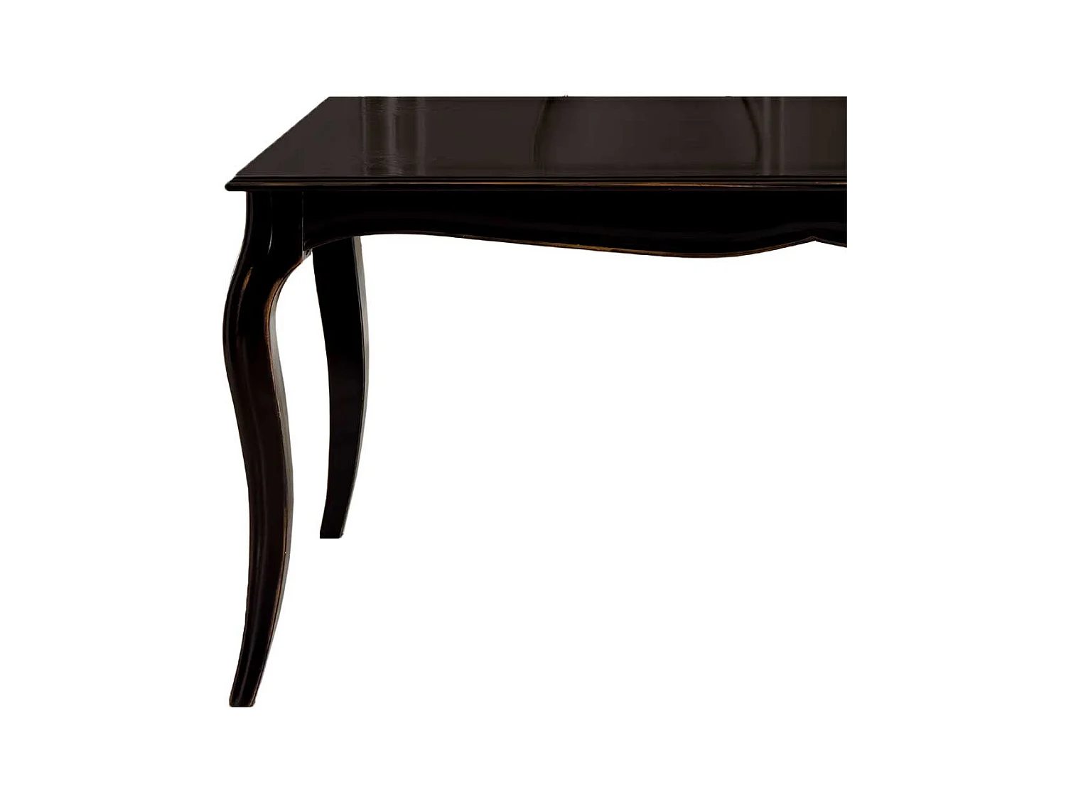 Dunkelbrauner Esszimmertisch im Neo Barockstil 180 cm breit