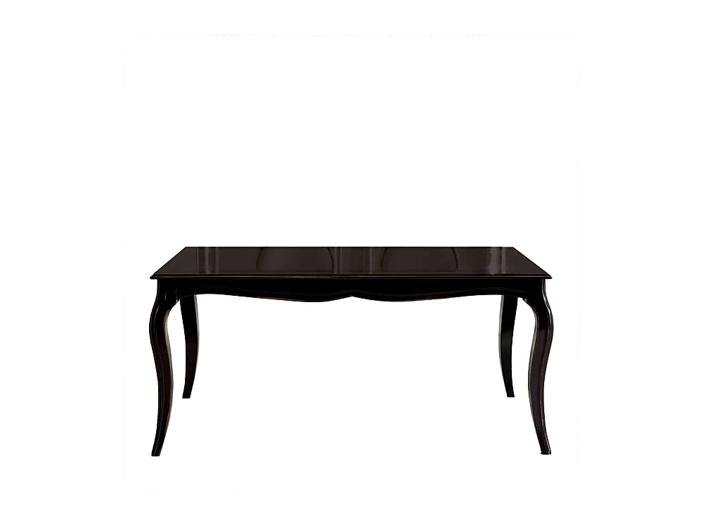 Dunkelbrauner Esszimmertisch im Neo Barockstil 180 cm breit