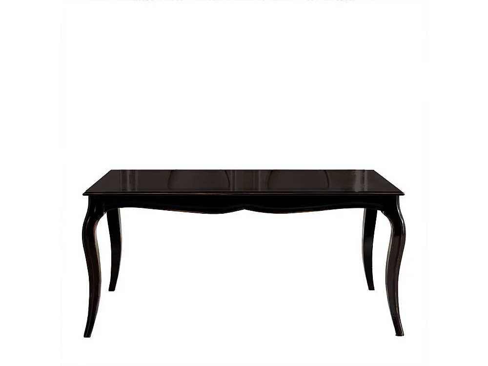 Dunkelbrauner Esszimmertisch im Neo Barockstil 180 cm breit