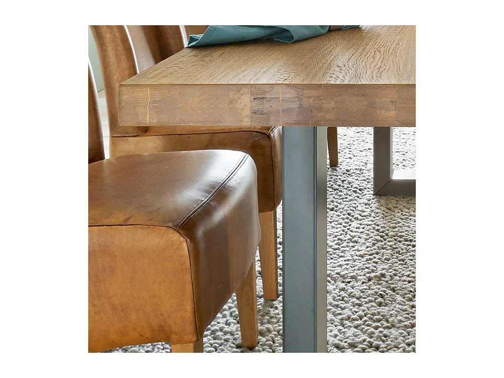 Esszimmertisch aus Eiche Massivholz geölt modern
