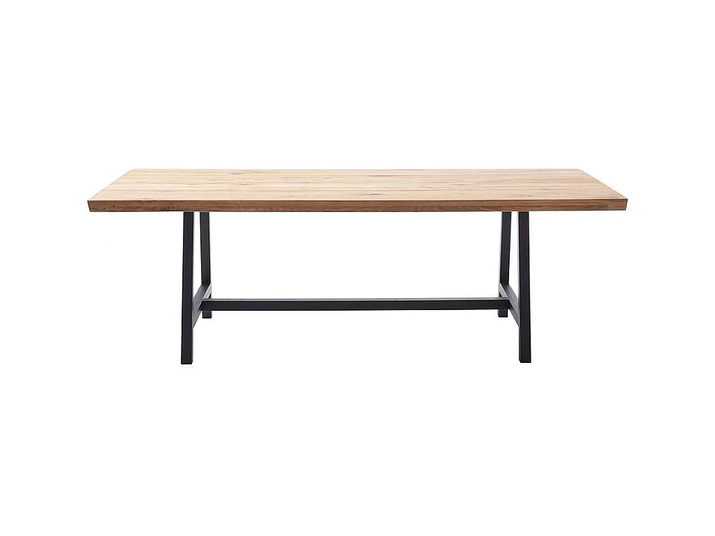 Esstisch Tisch Esszimmer aus Massivholz in Wildeichefarben