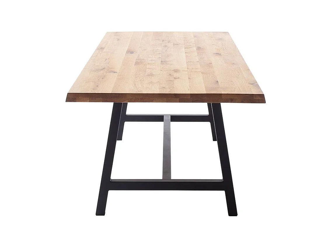 Esstisch Tisch Esszimmer aus Massivholz in Wildeichefarben