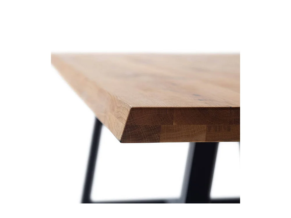 Esstisch Tisch Esszimmer aus Massivholz in Wildeichefarben