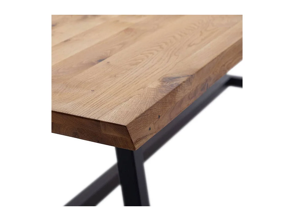 Esstisch Tisch Esszimmer aus Massivholz in Wildeichefarben