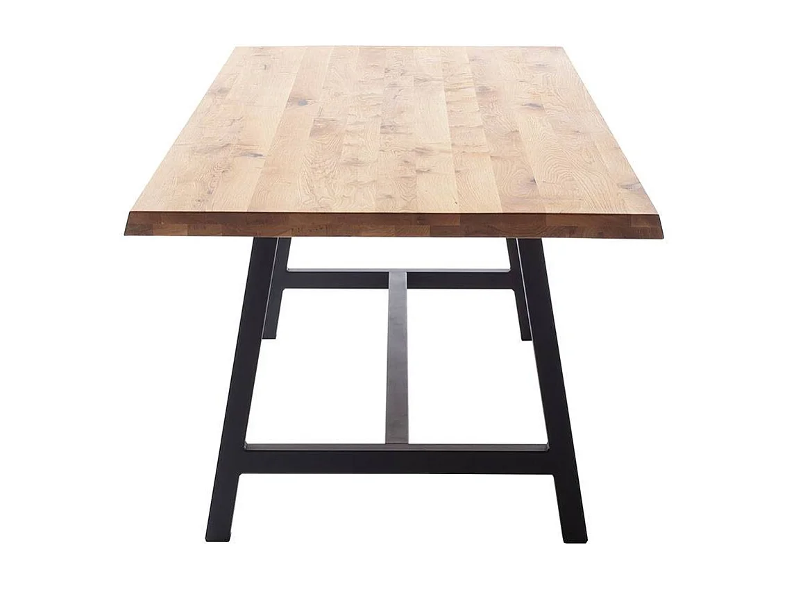 Esstisch Tisch Esszimmer aus Massivholz in Wildeichefarben