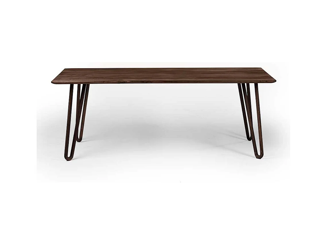 Esszimmertisch aus Nussbaum Massivholz handgearbeitet