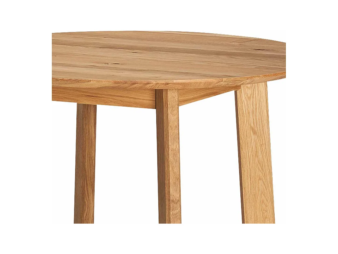 Holztisch rund Wildeiche Massivholz