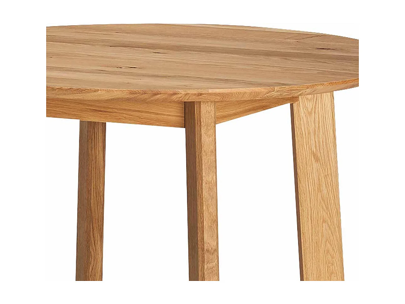 Holztisch rund Wildeiche Massivholz