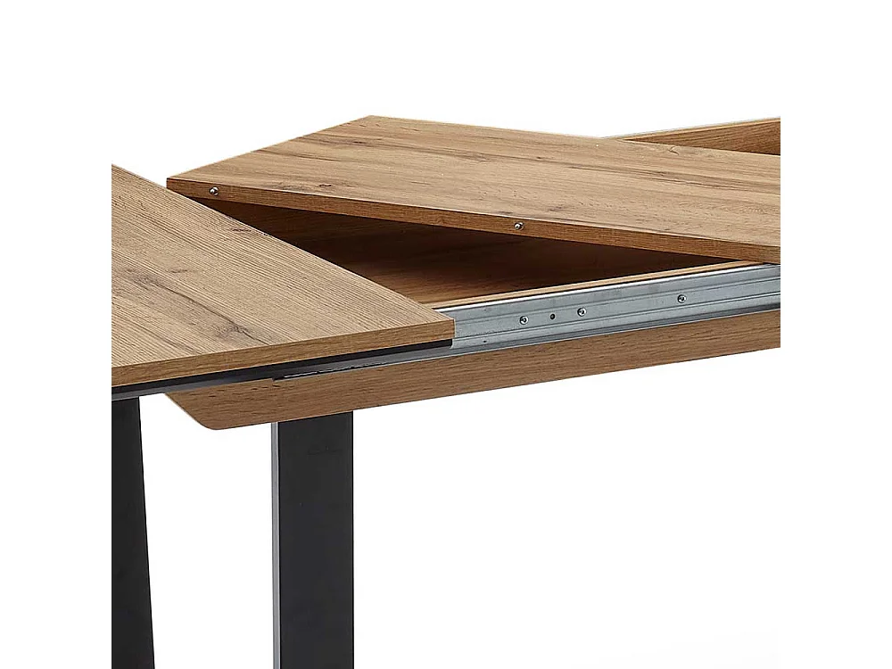 Esszimmertisch mit Bügelgestell wahlweise mit Mittelauszug