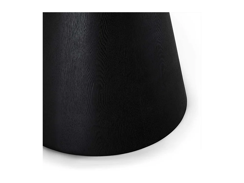 Esstisch Esszimmertisch in Schwarz und ovaler Form