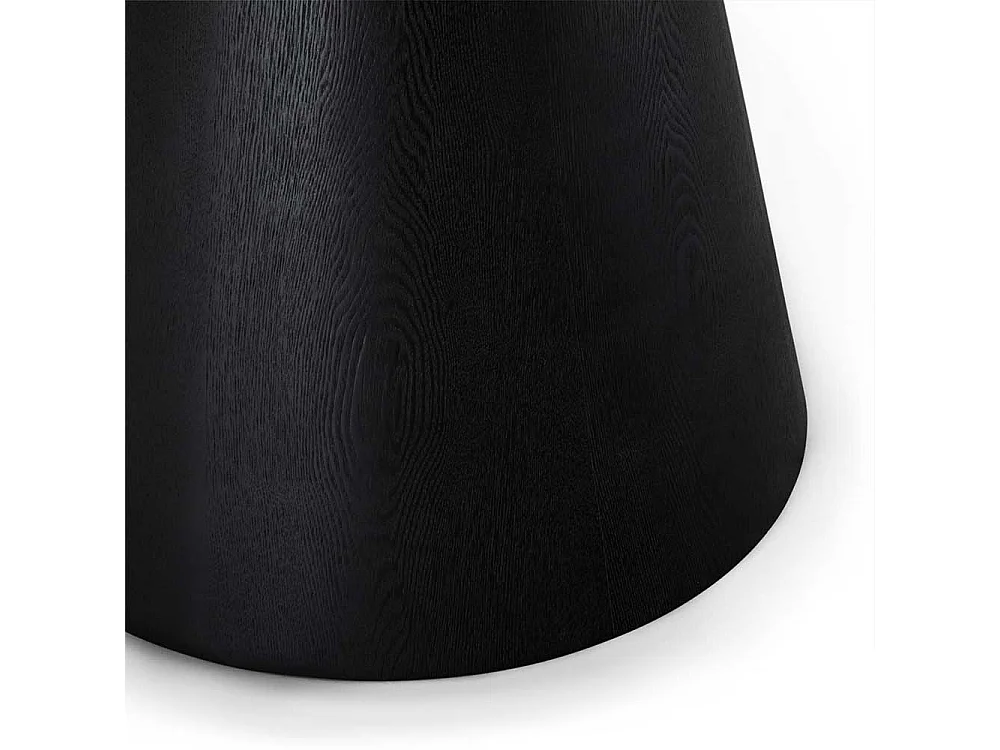 Esstisch Esszimmertisch in Schwarz und ovaler Form