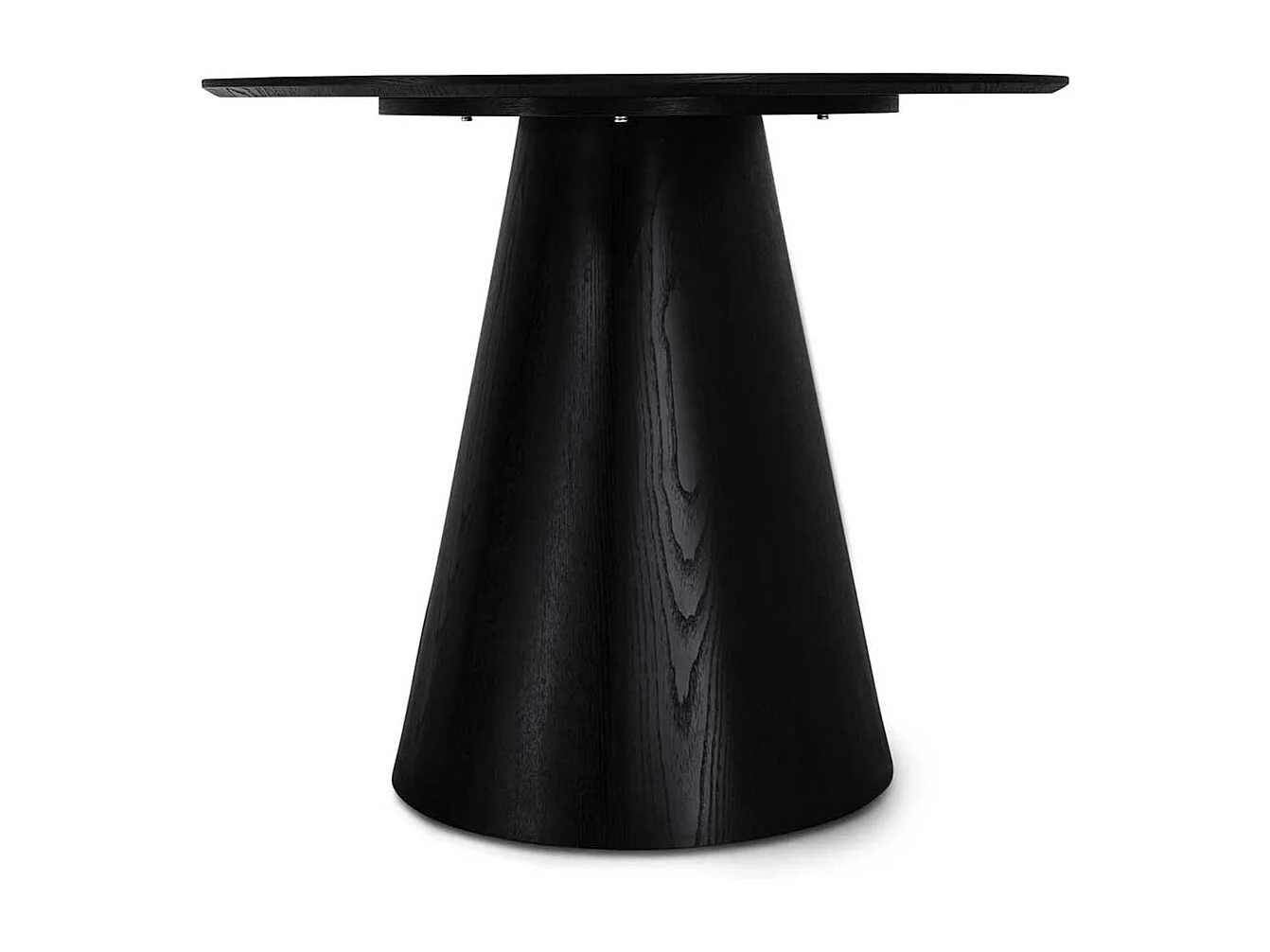 Esstisch Esszimmertisch in Schwarz und ovaler Form