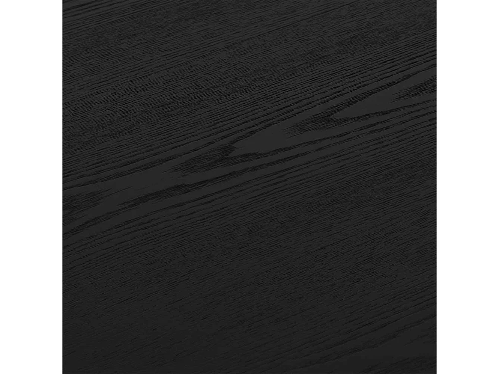 Esstisch Esszimmertisch in Schwarz und ovaler Form