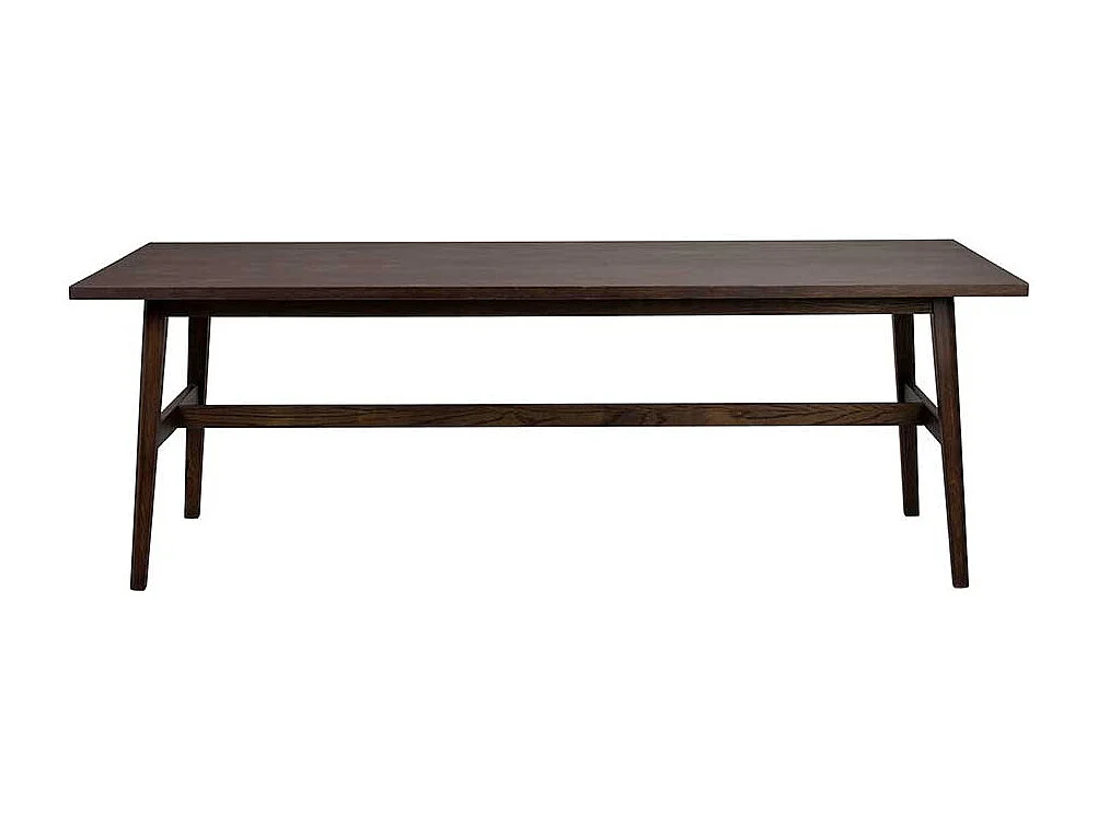 Esstisch optional verlängerbar in Eiche dunkelbraun 100 cm tief