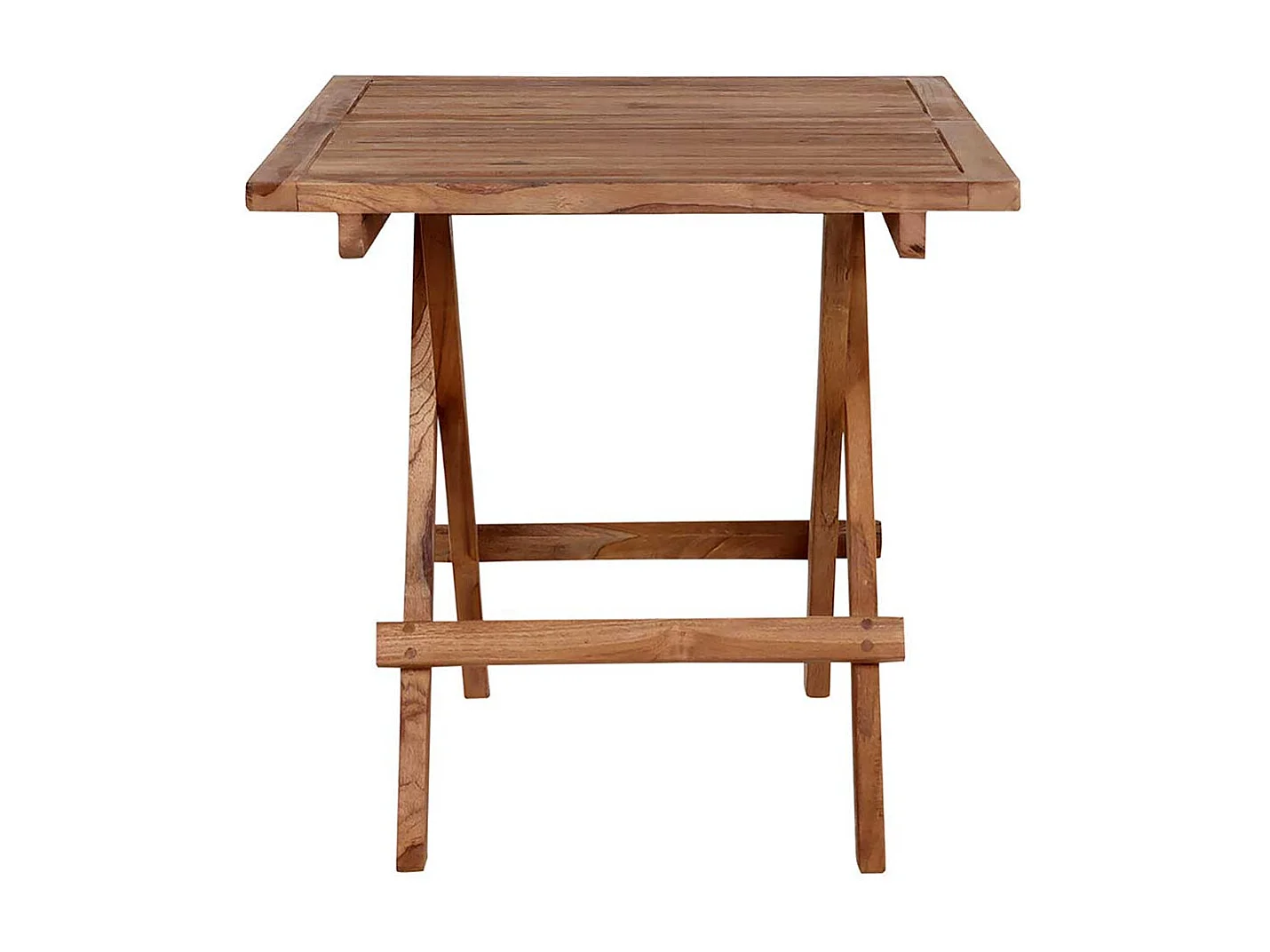 Kapptisch aus Teak Massivholz Balkon