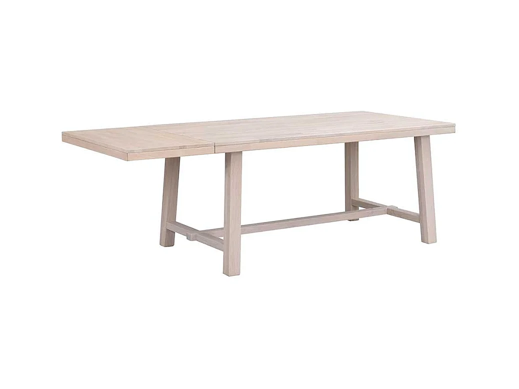 Esszimmertisch aus Eiche White Wash massiv modern