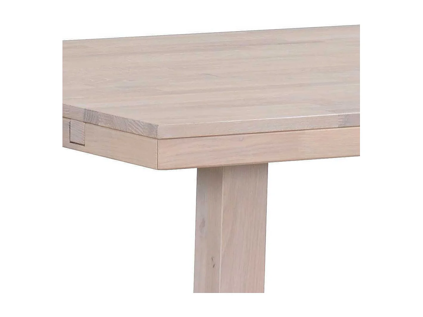 Esszimmertisch aus Eiche White Wash massiv modern