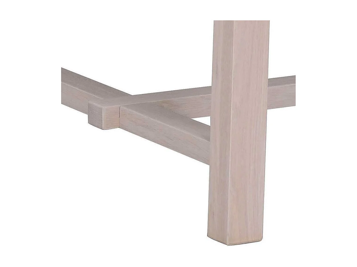 Esszimmertisch aus Eiche White Wash massiv modern