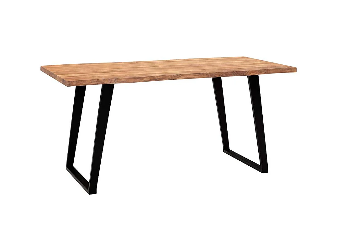 Tisch Esszimmer Küchentisch aus Akazie Massivholz und Metall