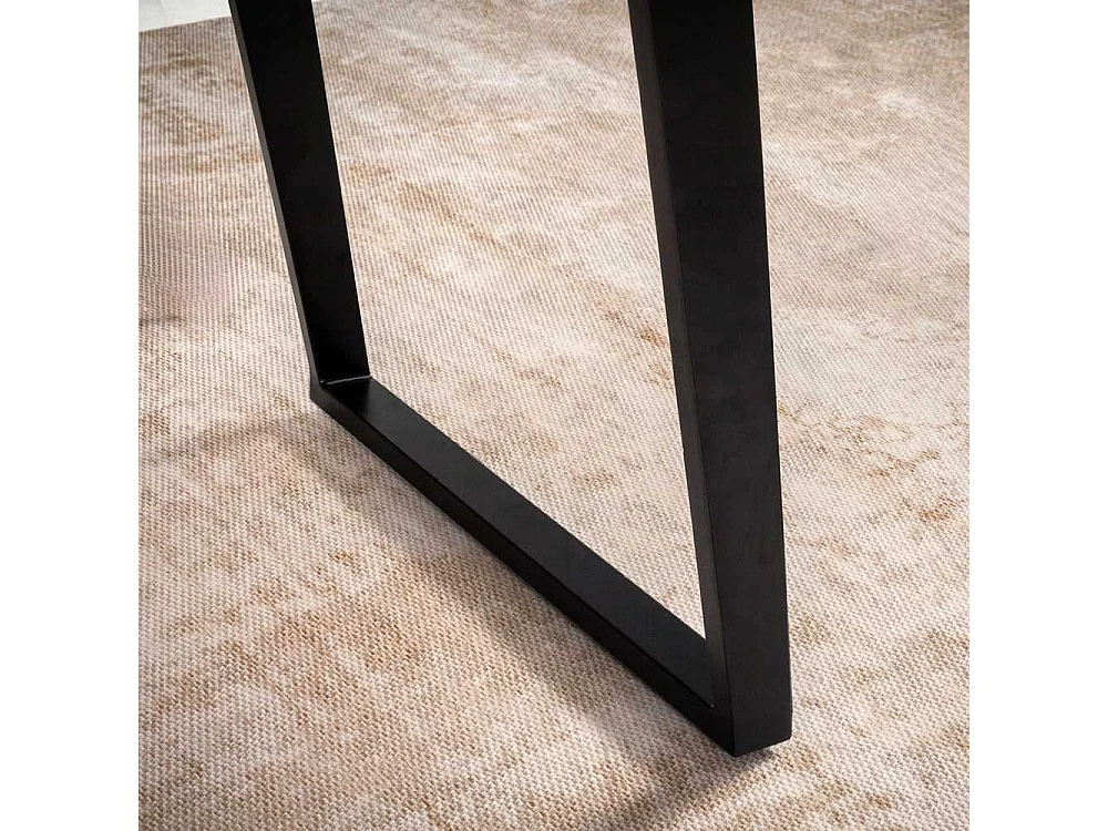 Tisch Esszimmer Küchentisch aus Akazie Massivholz und Metall