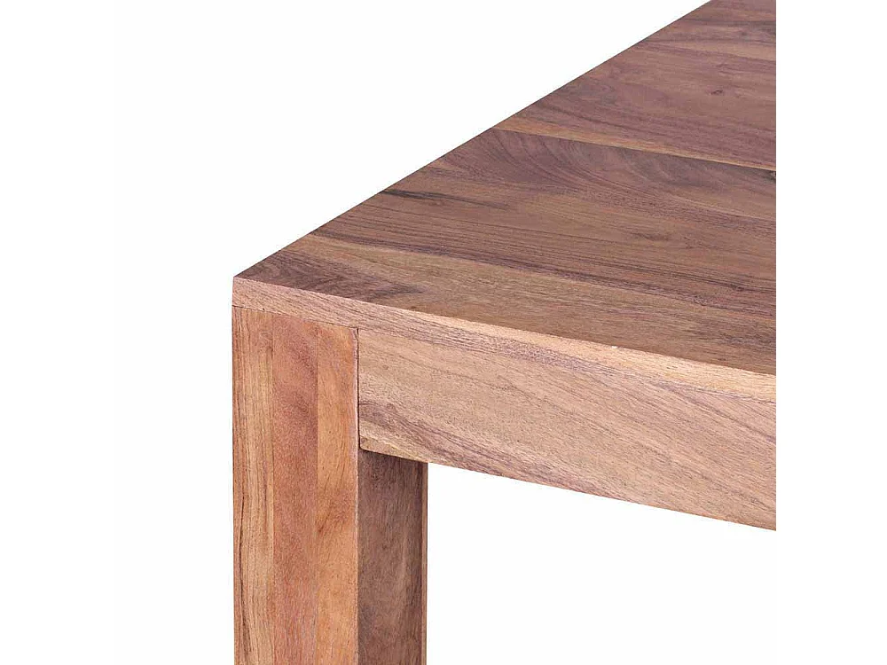 Esszimmertisch aus Akazie Massivholz natur