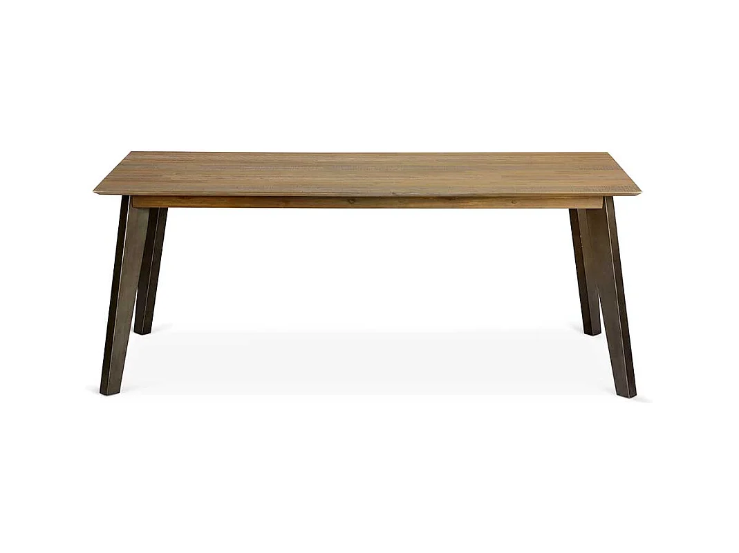 Esstisch aus Akazie Massivholz 100 cm tief