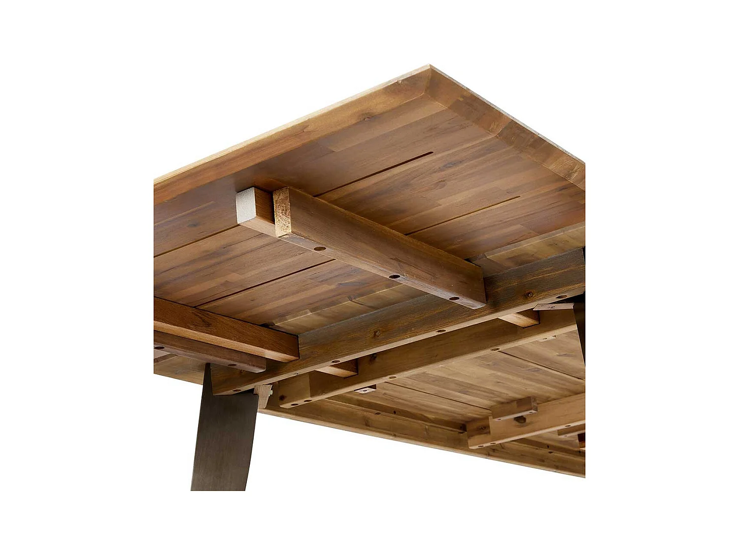 Esstisch aus Akazie Massivholz 100 cm tief