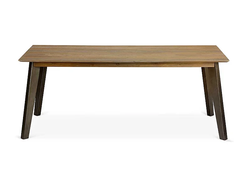 Esstisch aus Akazie Massivholz 100 cm tief