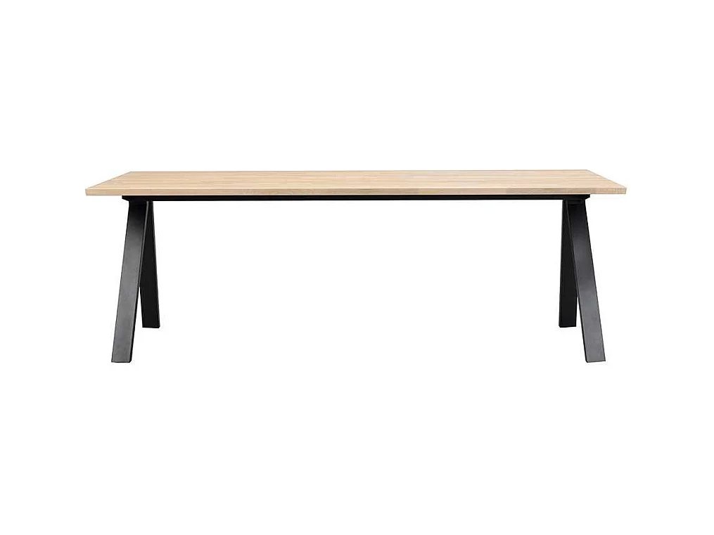 Buffettisch in Eiche White Wash optional mit Ansteckplatten