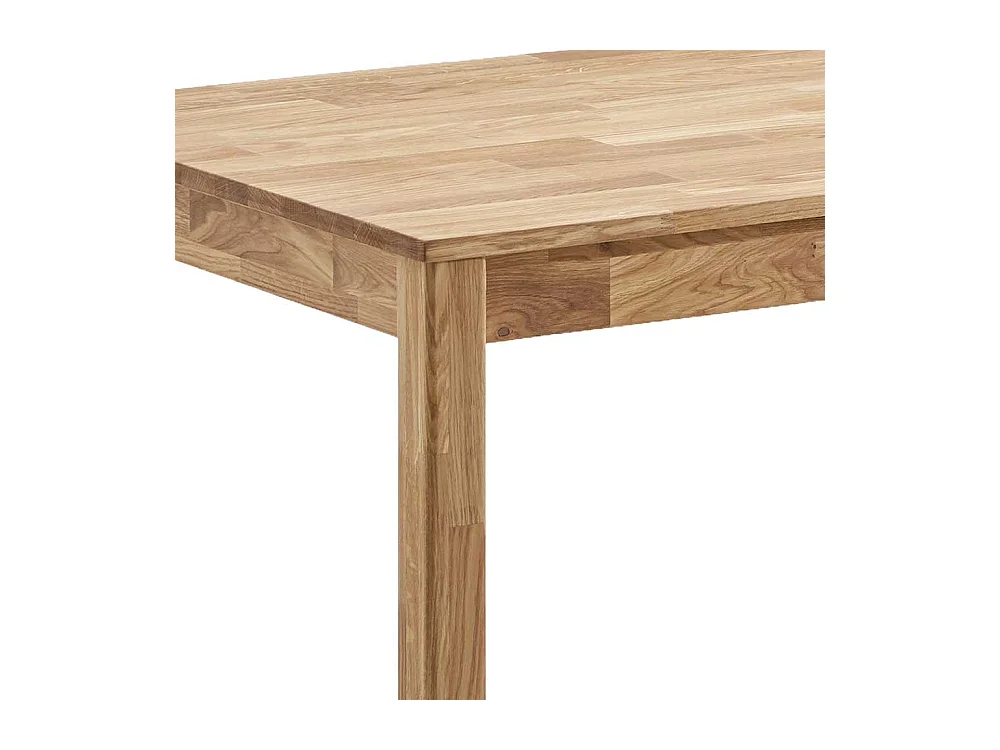 Holz Esstisch aus Eiche geölt Vierfußgestell