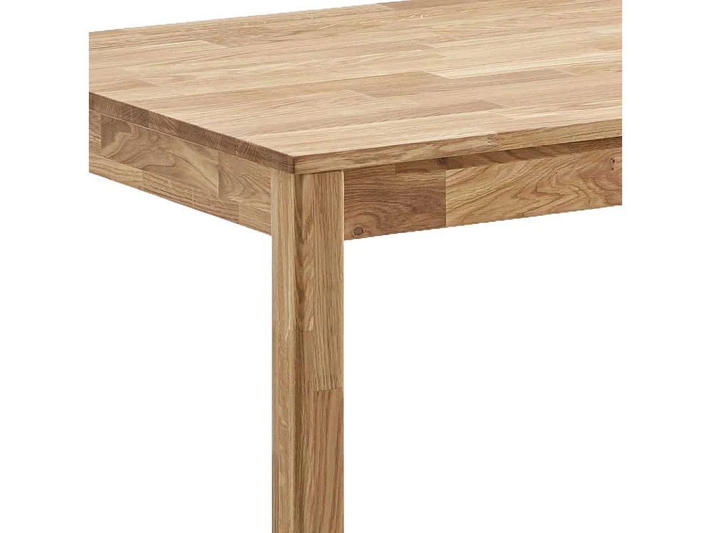 Holz Esstisch aus Eiche geölt Vierfußgestell