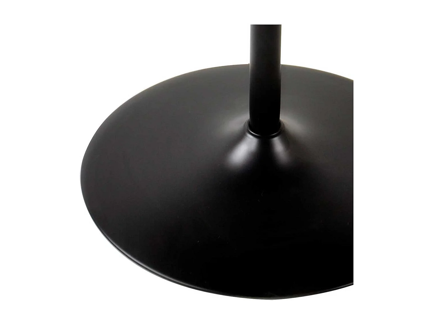 Esstisch in Schwarz marmoriert rund